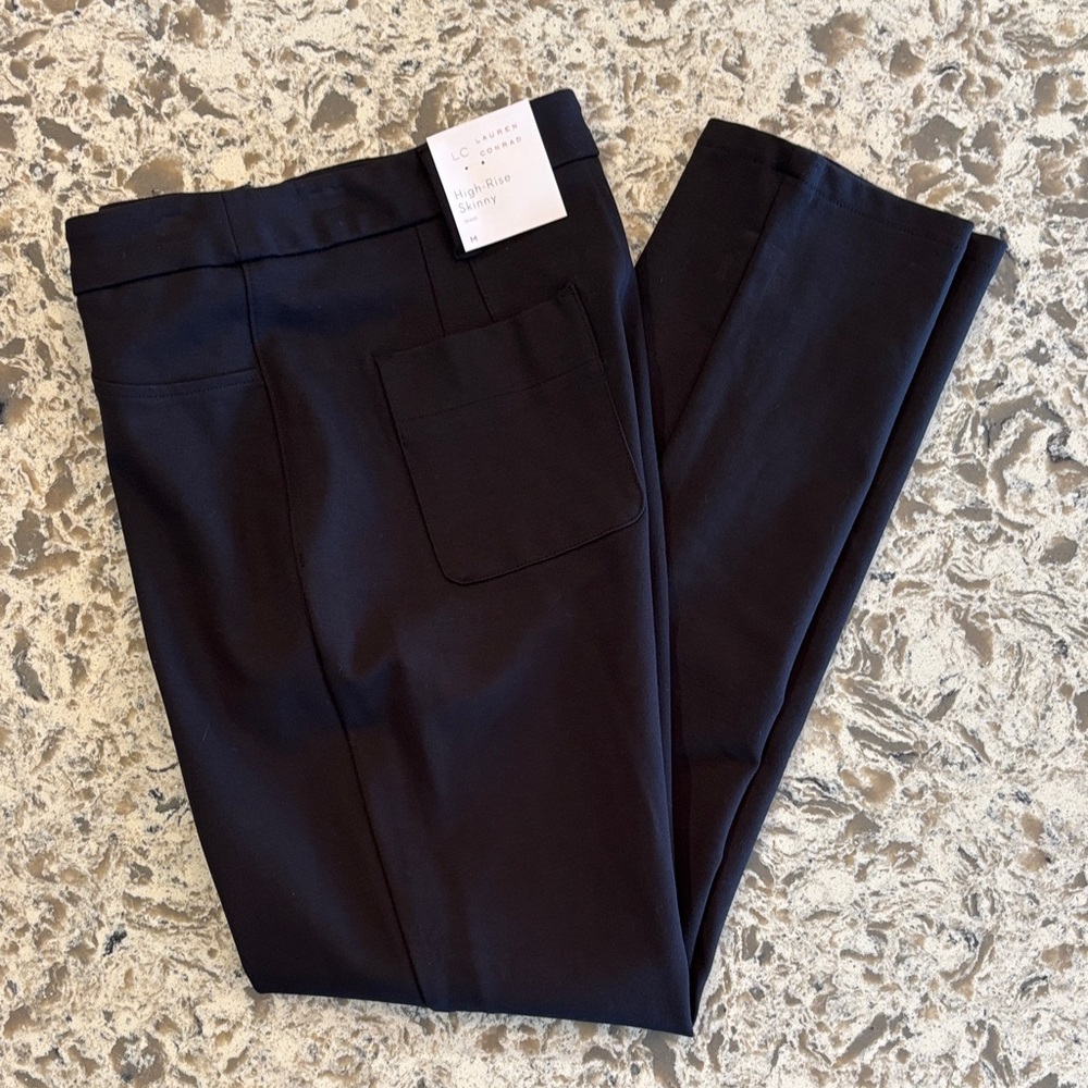 LC Lauren Conrad Women's Black Ankle Pants